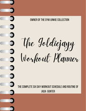 Load image into Gallery viewer, 6-Day Workout Planner
