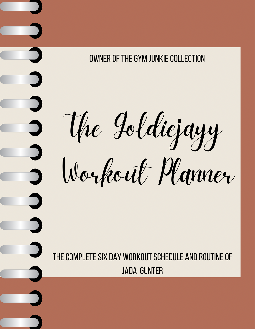 6-Day Workout Planner